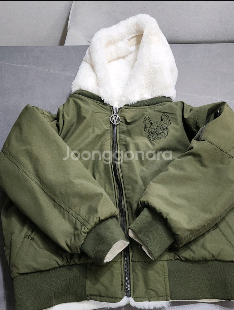 라이프워크키즈 리버시블 퍼패딩 XL--0