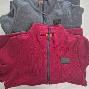 네파키즈 니트풀집업