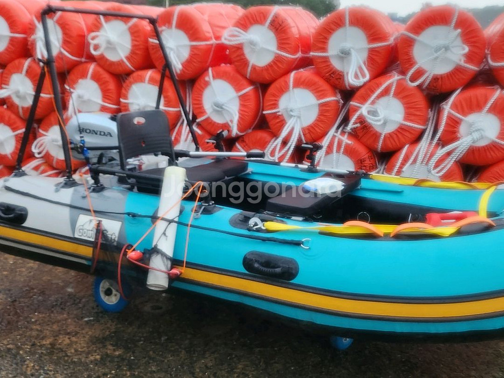 낚시보트 + 혼다 4.9마력--0