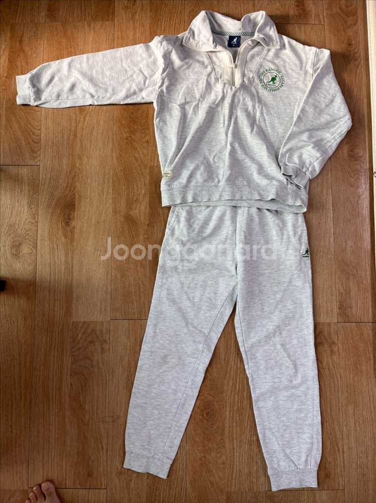 캉골 상하 반집업 셋업 145--0