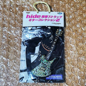히데(hide) 시그니쳐 기타, 피크 스트랩 키홀더 (미개봉) 판매