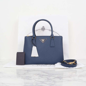 프라다 사피아노 미디엄 더블지퍼 토트백 1BA863