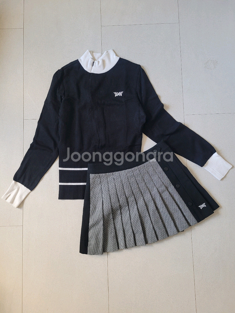 정품 PXG 골프 가을 니트S, 치마63--0