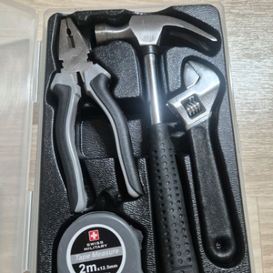 [새거]스위스밀리터리 4P 수공구 세트 망치 니퍼 몽키