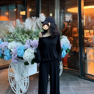 엔뉴엘 우아훌렁 맨투맨 세트 롱버전 이미지