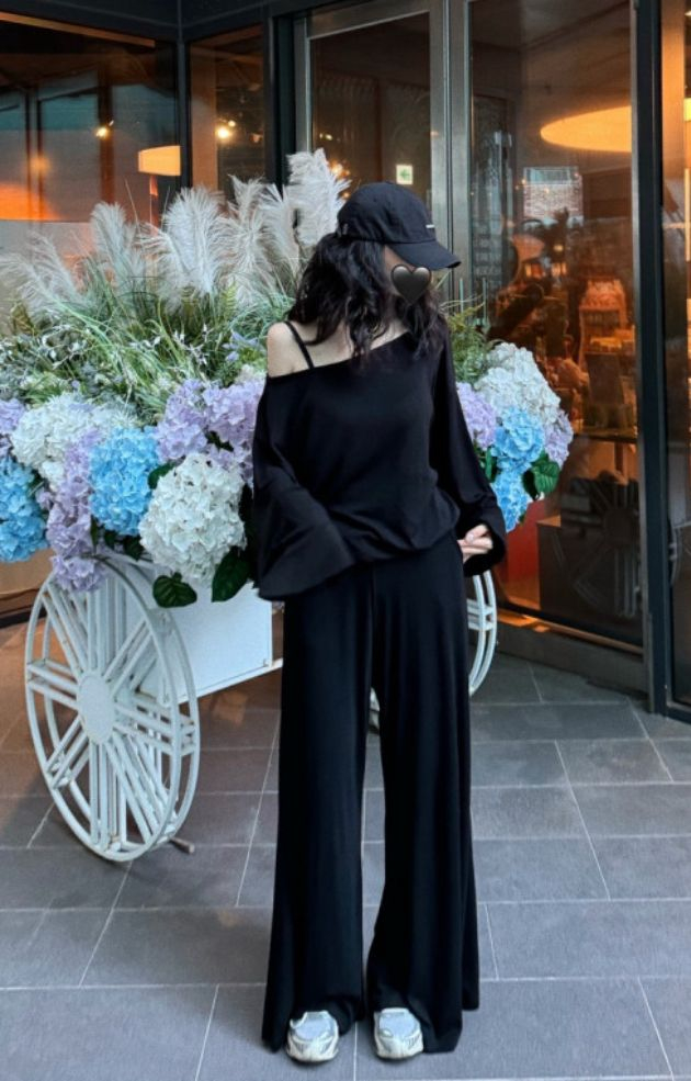 엔뉴엘 우아훌렁 맨투맨 세트 롱버전 이미지