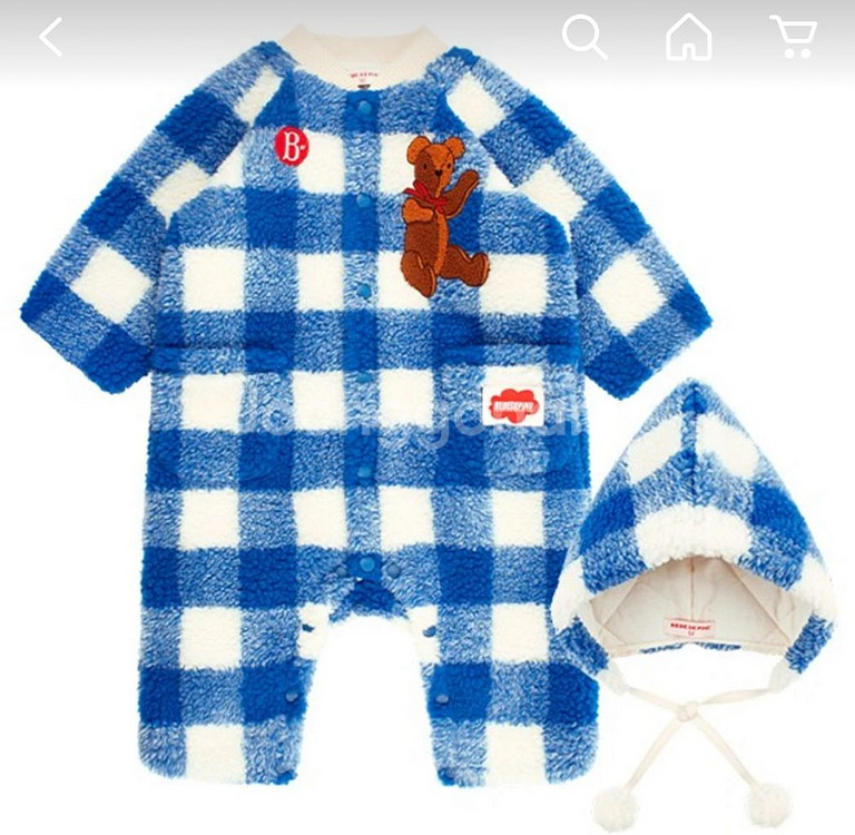 베베드피노 덤블퍼 오버롤 우주복 90 (모자포함)--0