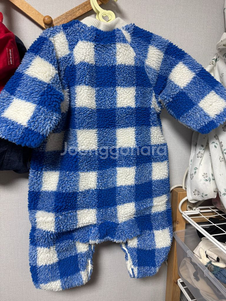 베베드피노 덤블퍼 오버롤 우주복 90 (모자포함)--2