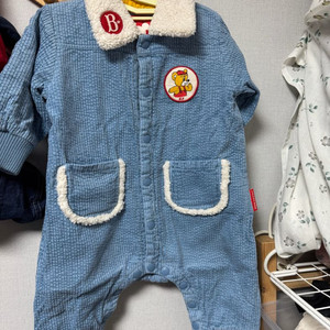 베베드피노 코듀로이 우주복 90