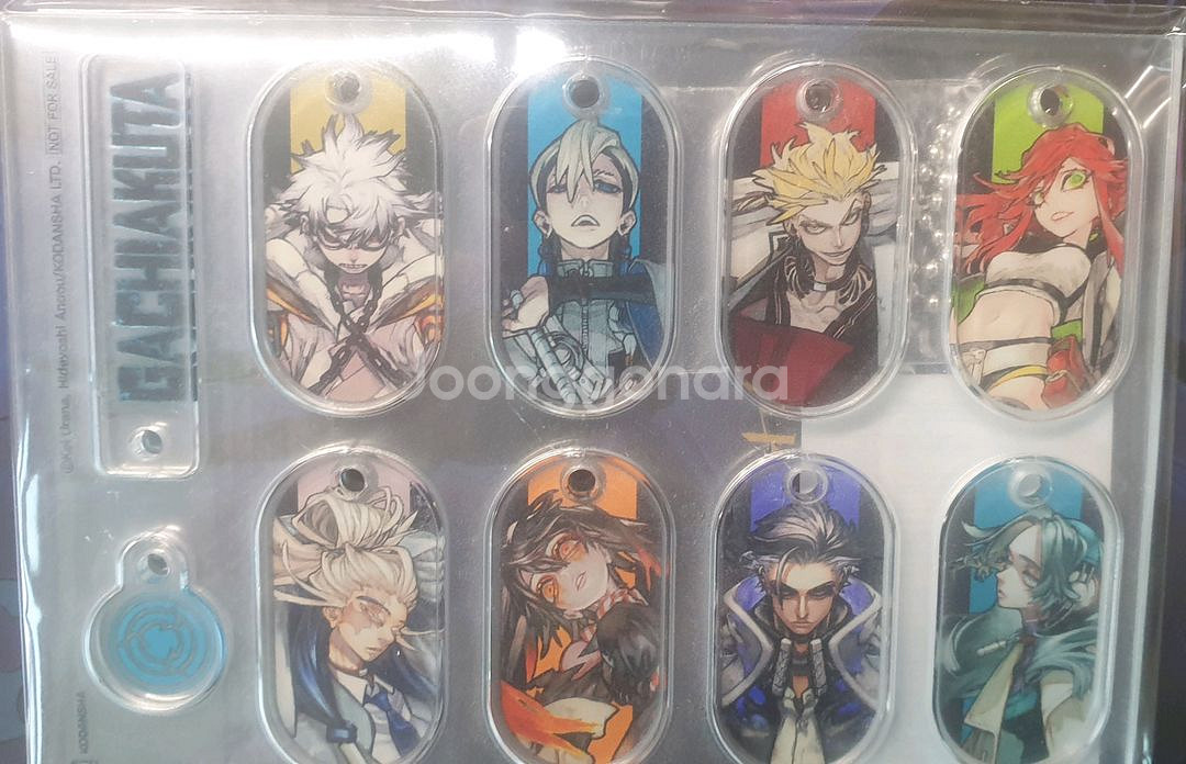 가치아쿠타,가치액터,아크릴키링세트,15,초판--0