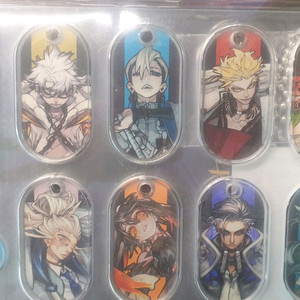 가치아쿠타,가치액터,아크릴키링세트,15,초판