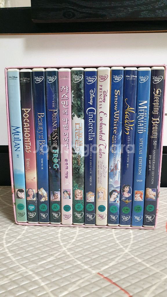 디즈니프린세스(공주시리즈)DVD박스세트--0