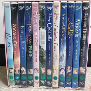 디즈니프린세스(공주시리즈)DVD박스세트