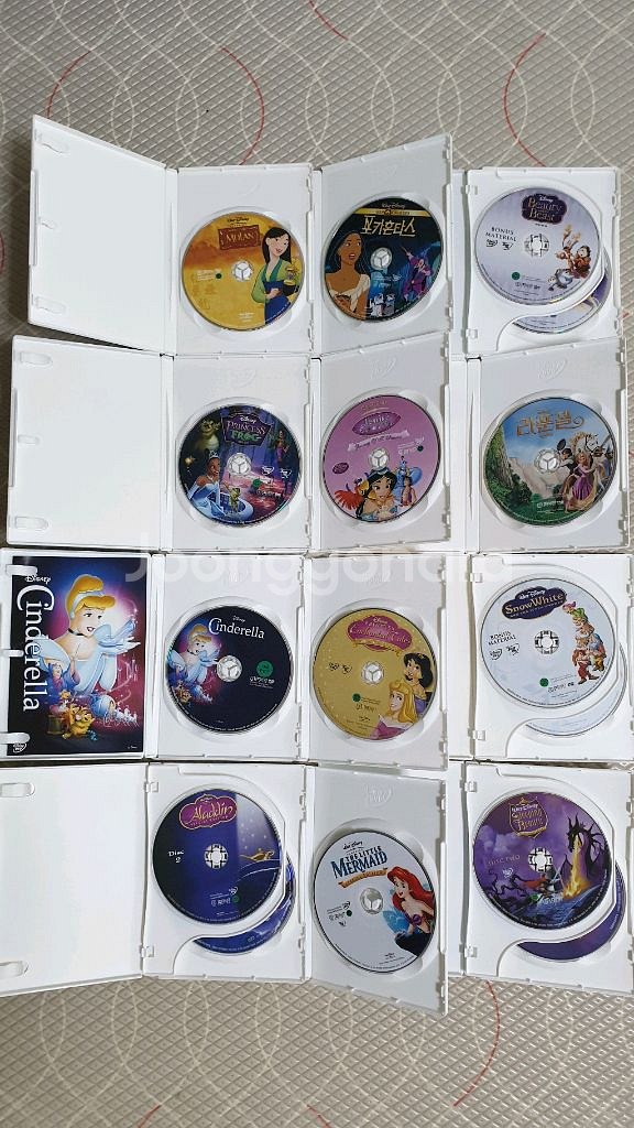 디즈니프린세스(공주시리즈)DVD박스세트--7