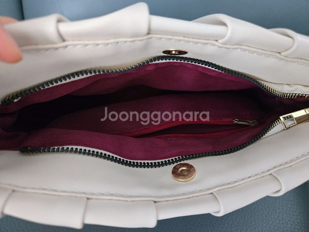 아이보리 여성가방--2