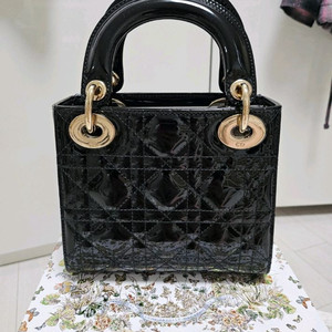 디올 레이디백 미니 블랙