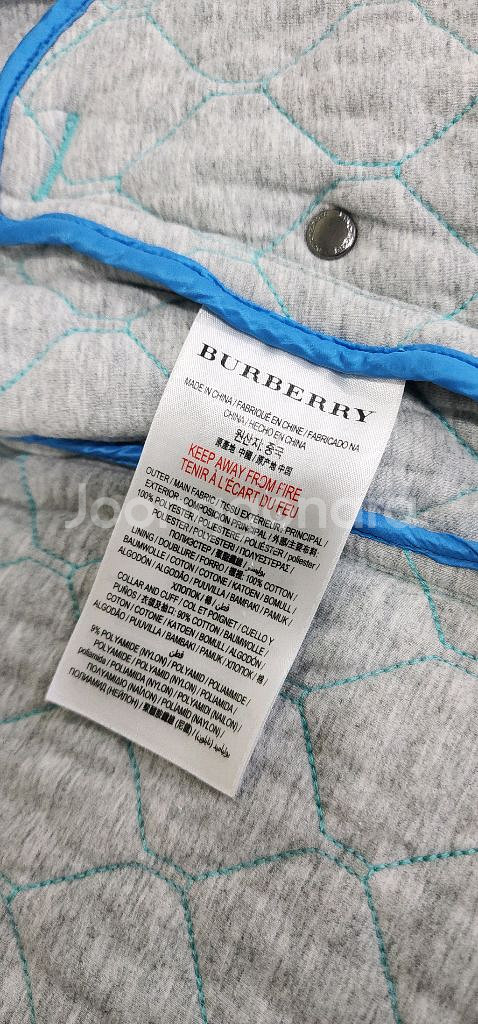 버버리 칠드런 퀼팅점퍼 10Y--5