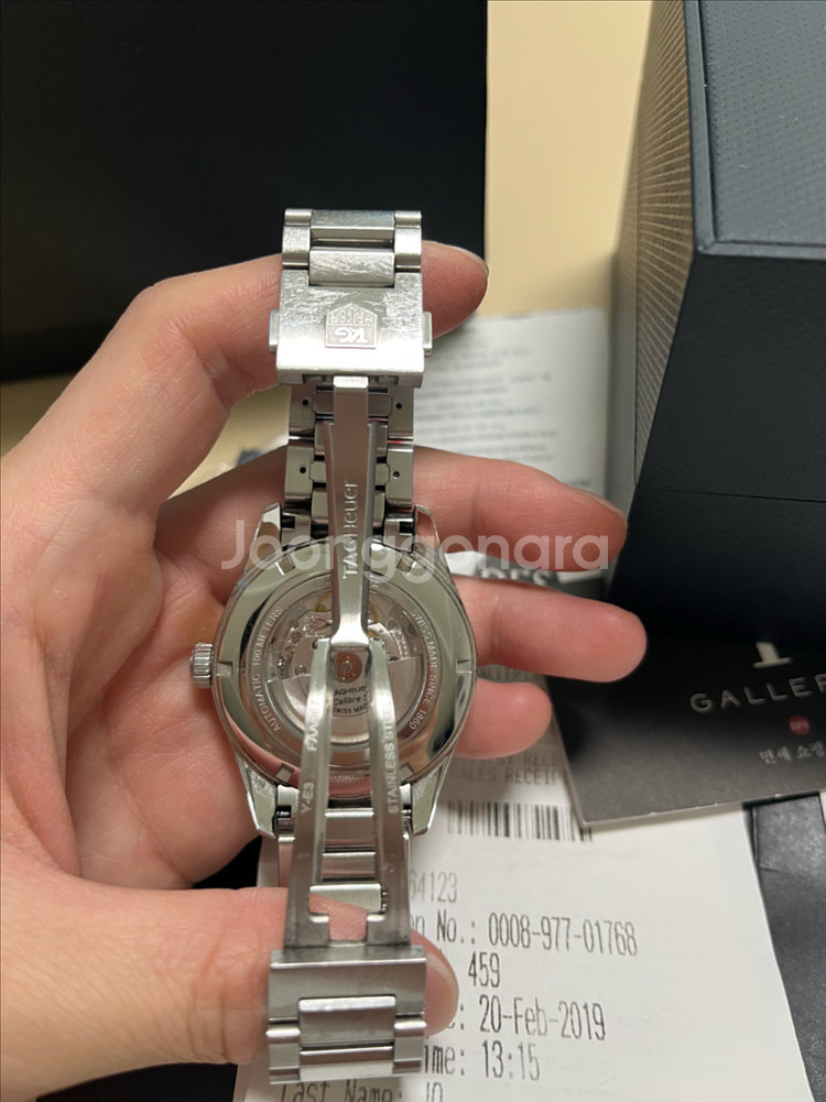 태그호이어 까레라 칼리버5 41mm 청판--1