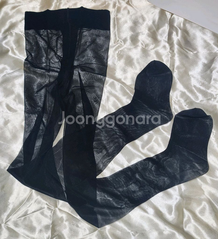 시스루 블랙 T누드 팬티스타킹--6