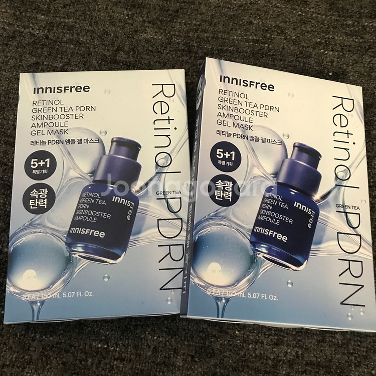 이니스프리 레티놀 PDRN 앰플 겔 마스크 12매--0