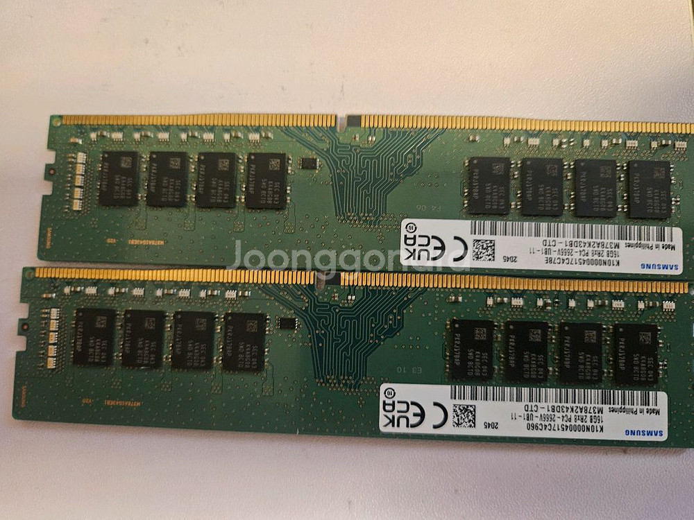 32gb 삼성 pc4 2666 32Gb DDR4 시금치램--0