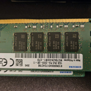16램 삼성 DDR4 8GB 램 2개