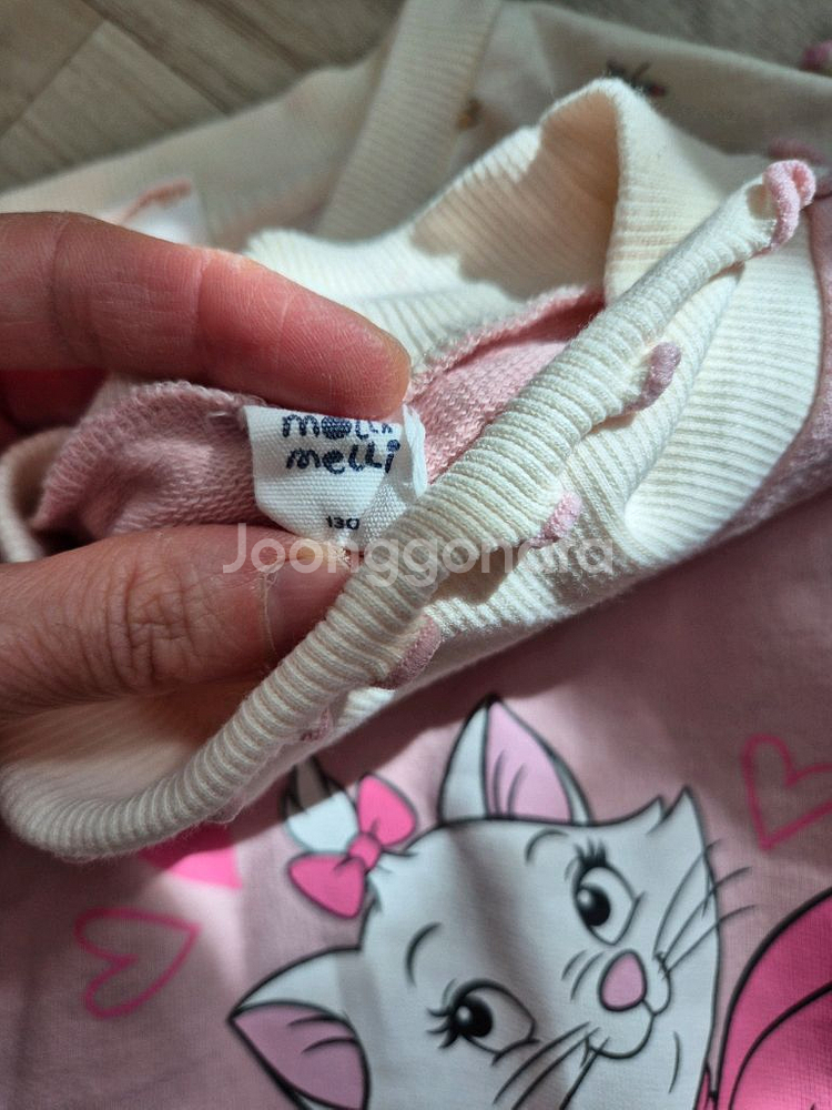 여아 가을 맨투맨 티셔츠 130사이즈--6