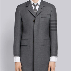 백화점판 톰브라운 사선 체스트필드 코트 2size