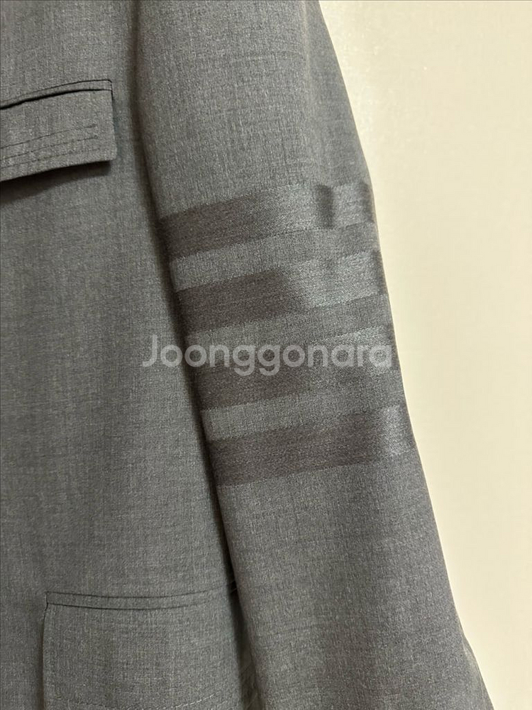 백화점판 톰브라운 사선 체스트필드 코트 2size--3