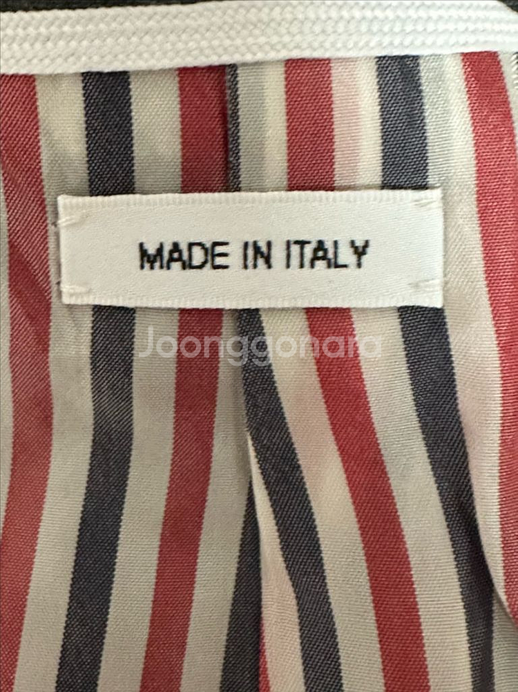 백화점판 톰브라운 사선 체스트필드 코트 2size--5