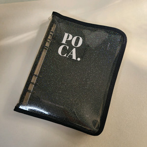 미뉴잇 6공 포카바인더 A5 지퍼바인더 블랙 포토카드 앨범 콜렉트 포카 4포켓 속지 지퍼팩 굿즈