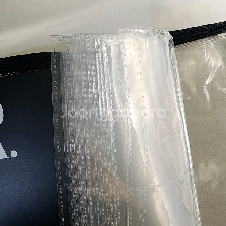 미뉴잇 6공 포카바인더 A5 지퍼바인더 블랙 포토카드 앨범 콜렉트 포카 4포켓 속지 지퍼팩 굿즈--2