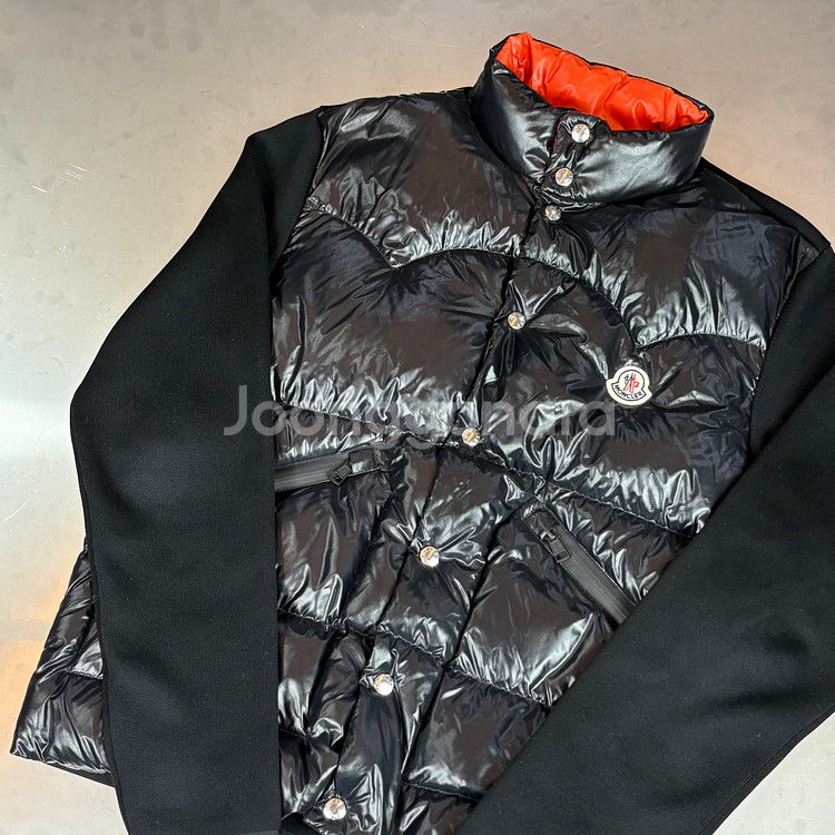 몽클레어 투톤 니트패딩--0