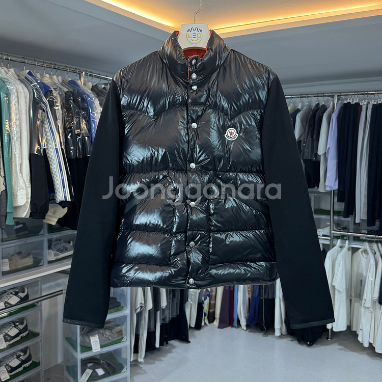 몽클레어 투톤 니트패딩--3