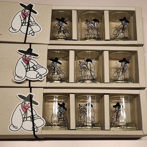 [정품]국립중앙박물관 굿즈 취객선비 3인방 변색잔 세트