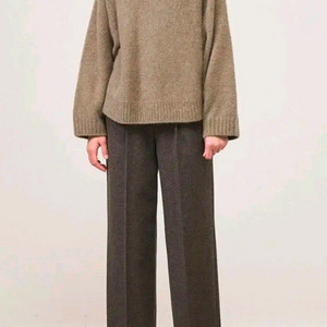 더캐시미어 알파카 블렌드 니트 탑 랑방 마인 타임