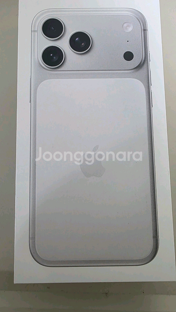 아이폰 17 Pro Max 실버 1TB 자급제 미개봉--0