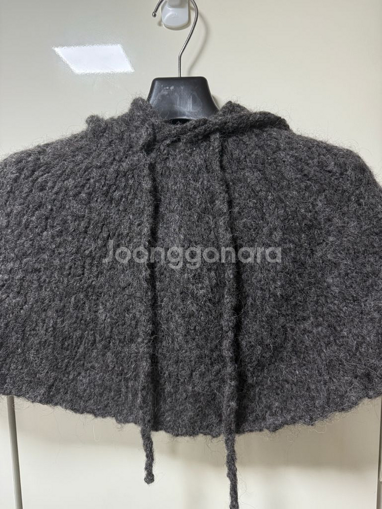 팔로마울 후드 바라클라바 니트 케이프--3