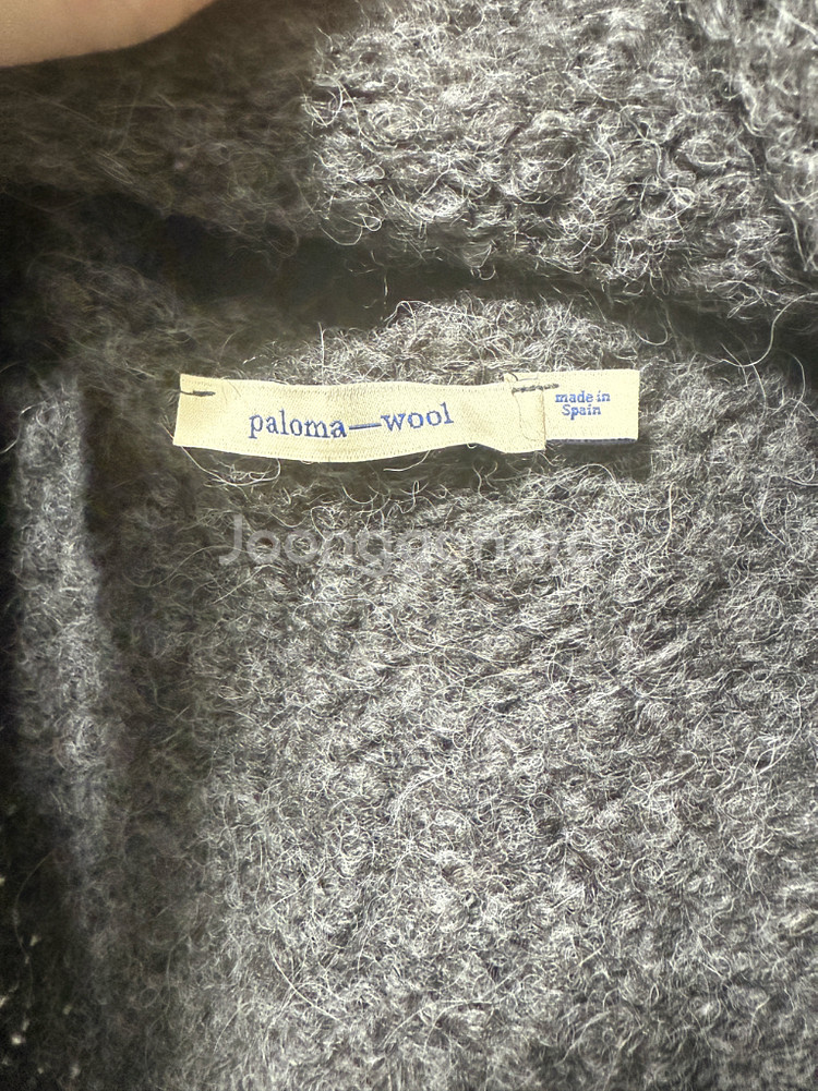 팔로마울 후드 바라클라바 니트 케이프--5