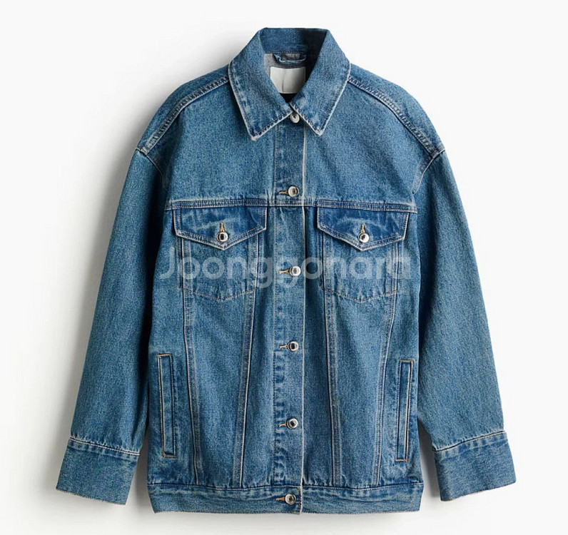 H&M 여성 데님 청자켓 M--0