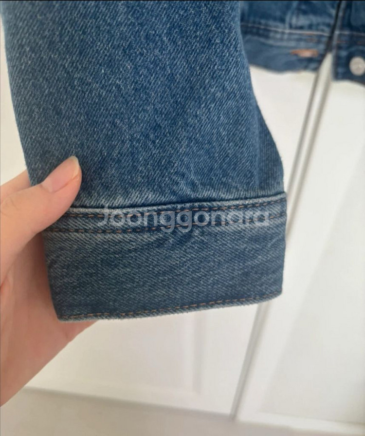 H&M 여성 데님 청자켓 M--1