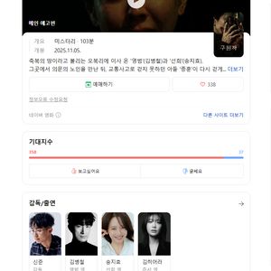 영화 <구원자> cgv전용 예매권 2장 ( 주말예매가능/ 2D전용)