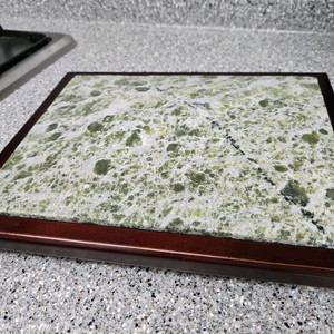 천연 옥 플레이팅 접시