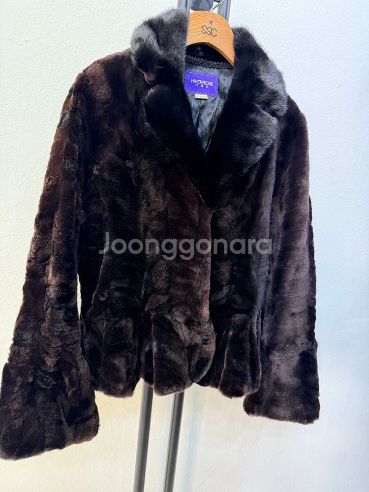 정품) HIVERREINE 밍크 여성 모피코트 85--1