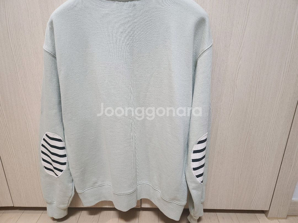 세인트제임스 봉봉 패치 맨투맨 그린 m--2