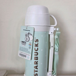 스타벅스 FFW 발렌타인 민트 보온병 1리터. 바주카포.