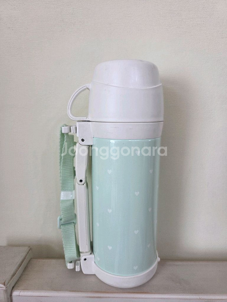 스타벅스 FFW 발렌타인 민트 보온병 1리터. 바주카포.--2