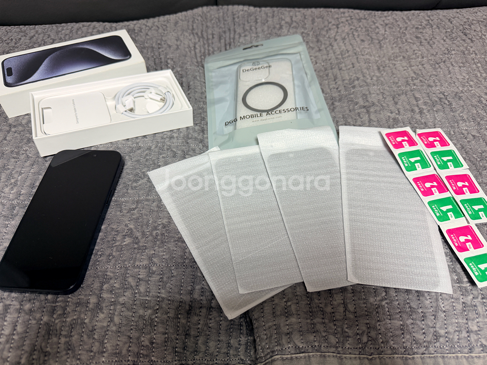 아이폰 15프로 512gb 풀박스 새상품급--7