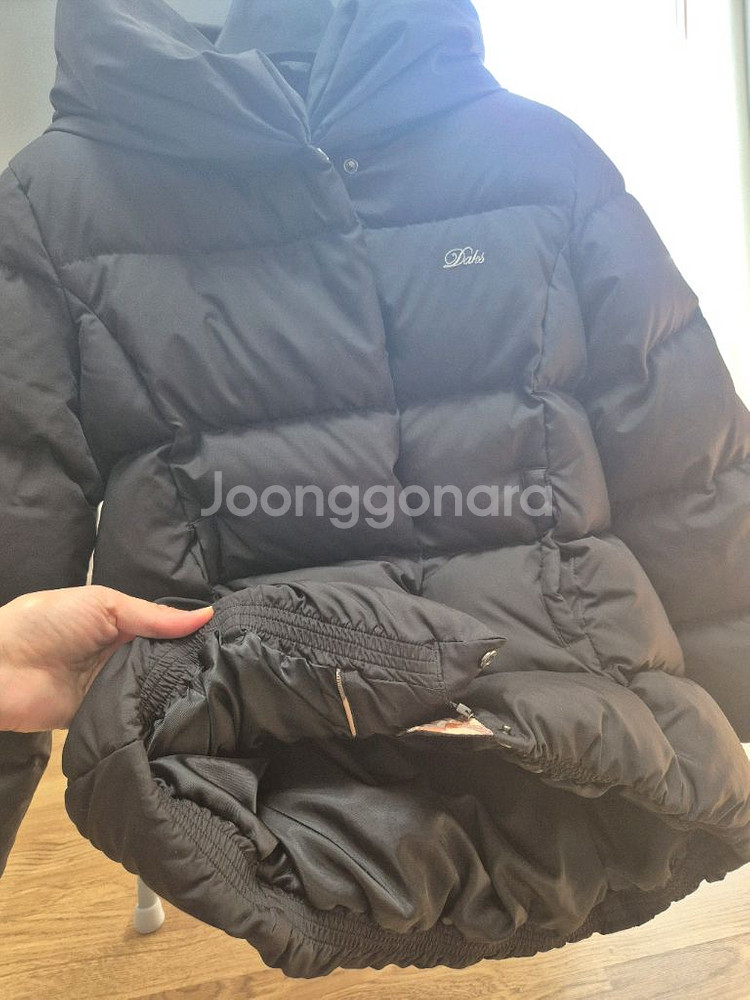 닥스키즈 여아 덕다운 패딩 130사이즈--3