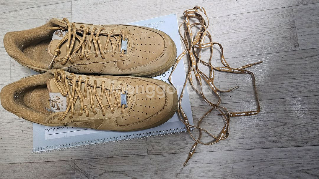 나이키 에어포스1 슈프림 된장포스--0